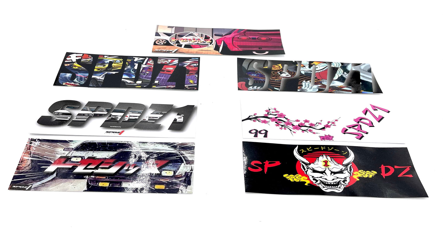 SPDZ1 Slap Stickers (Bumper Stickers)