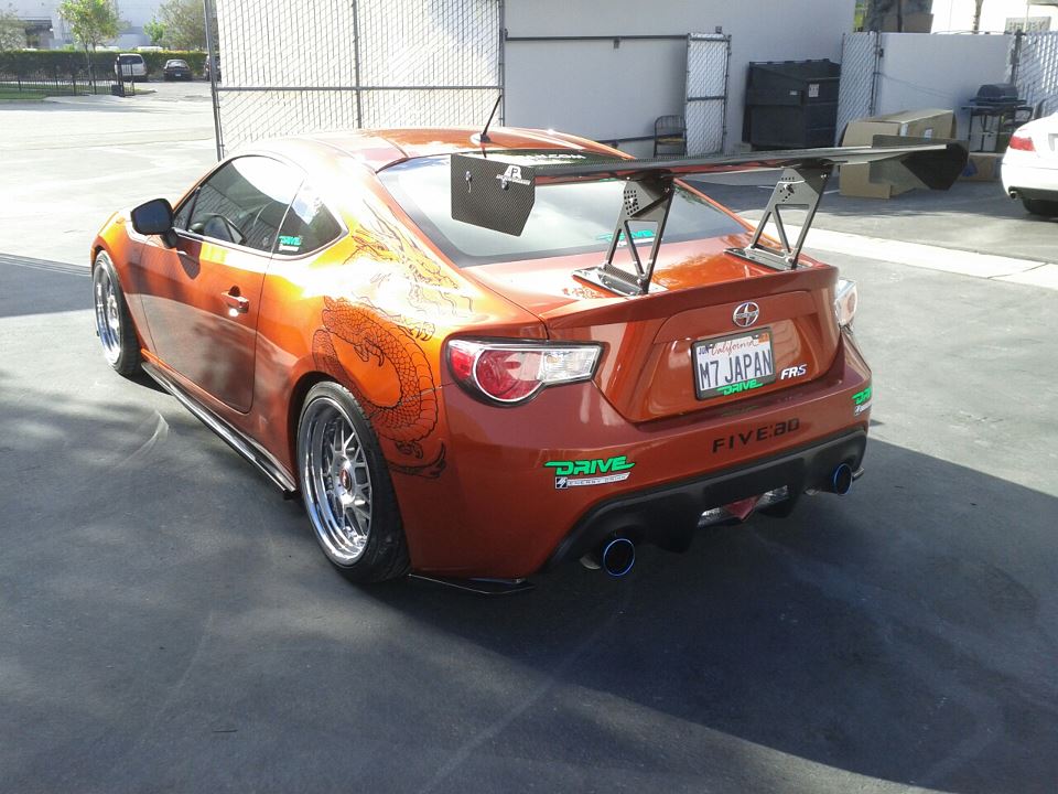 APR Performance GT-250 FRS/BRZ Spec 61" Wing - AS-206103-C-Dub Tech