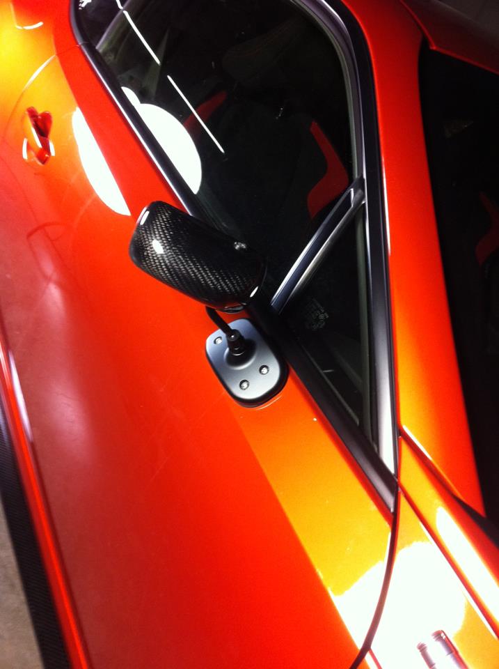 APR Performance Formula 3 Carbon Fiber Mirror/Black - CB-508032B-C-Dub Tech