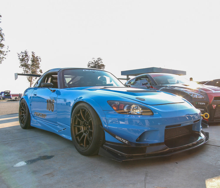 VOLTEX Racing Front Bumper Race Splitter Conversion - 2000-2009 Honda S2000