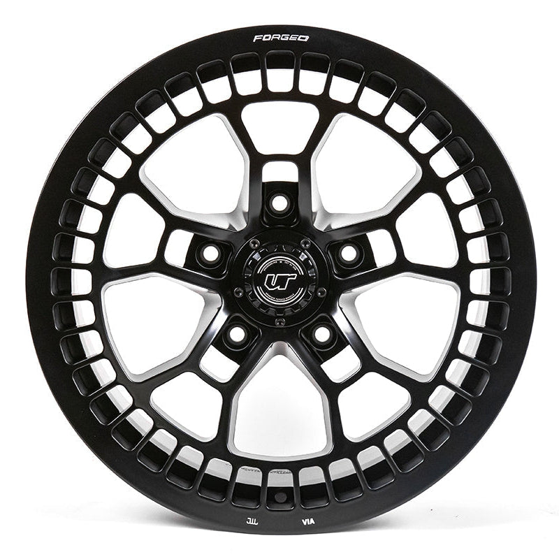 VR Forged D02 Wheel Matte Black 18x9 +12mm  5x150 - VR-D02-1890-12-5150-MBLK