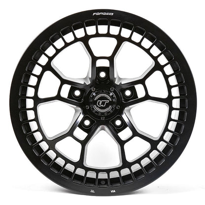 VR Forged D02 Wheel Matte Black 18x9 +12mm  5x150 - VR-D02-1890-12-5150-MBLK