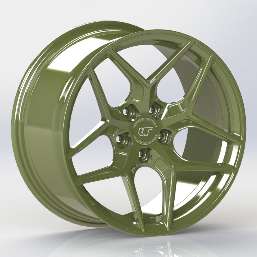 VR Forged D04 Wheel Army Green 18x9.5 +40mm 5x114.3 - VR-D04-1895-40-51143-AGRN