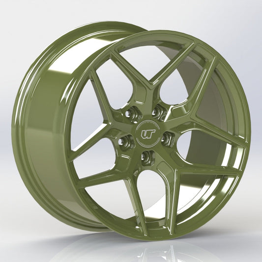 VR Forged D04 Wheel Army Green 18x9.5 +40mm 5x114.3 - VR-D04-1895-40-51143-AGRN