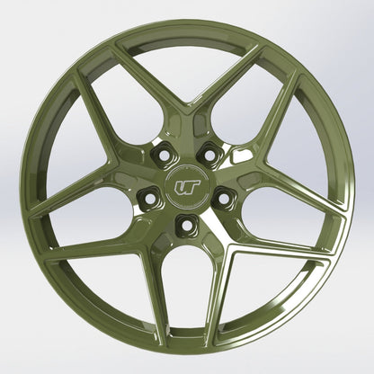 VR Forged D04 Wheel Army Green 18x9.5 +40mm 5x114.3 - VR-D04-1895-40-51143-AGRN