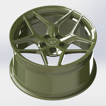 VR Forged D04 Wheel Army Green 18x9.5 +40mm 5x114.3 - VR-D04-1895-40-51143-AGRN