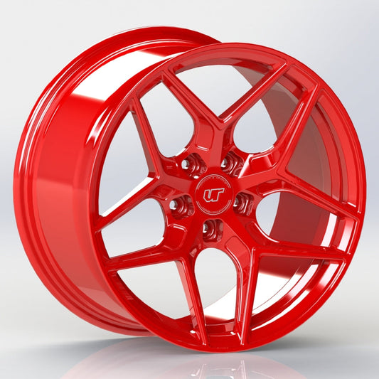 VR Forged D04 Wheel Gloss Red 18x9.5 +40mm 5x114.3 - VR-D04-1895-40-51143-GRD