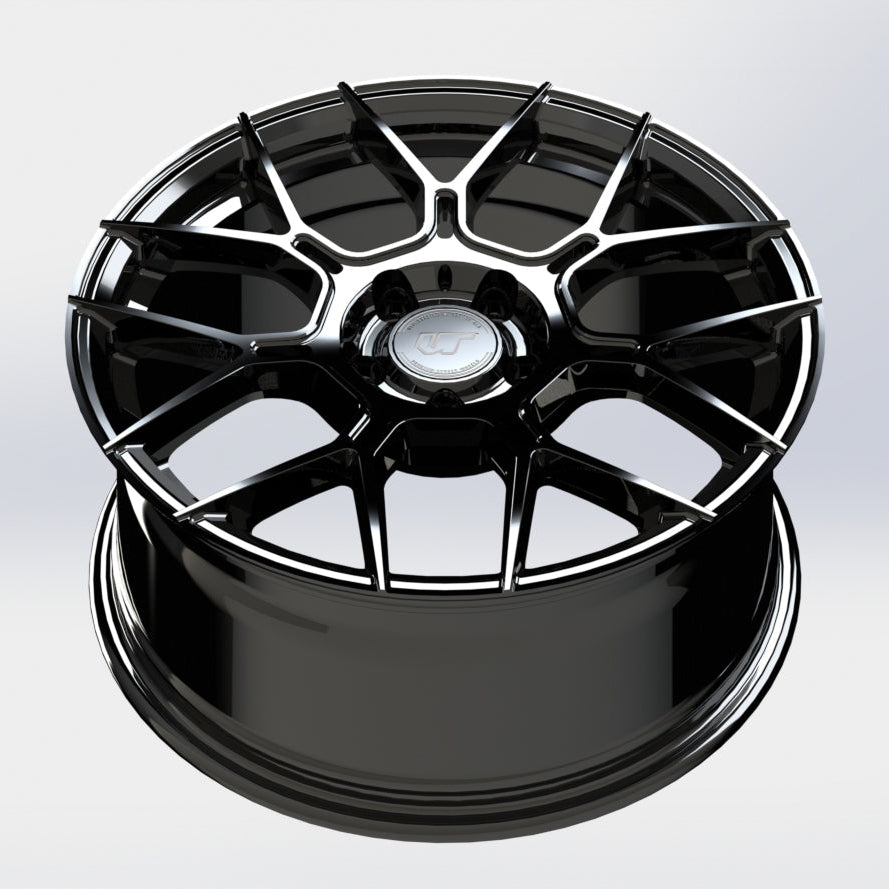 VR Forged D09 Wheel Gloss Black 19x9.5 +40mm 5x112 - VR-D09-1995-40-5112-GBLK