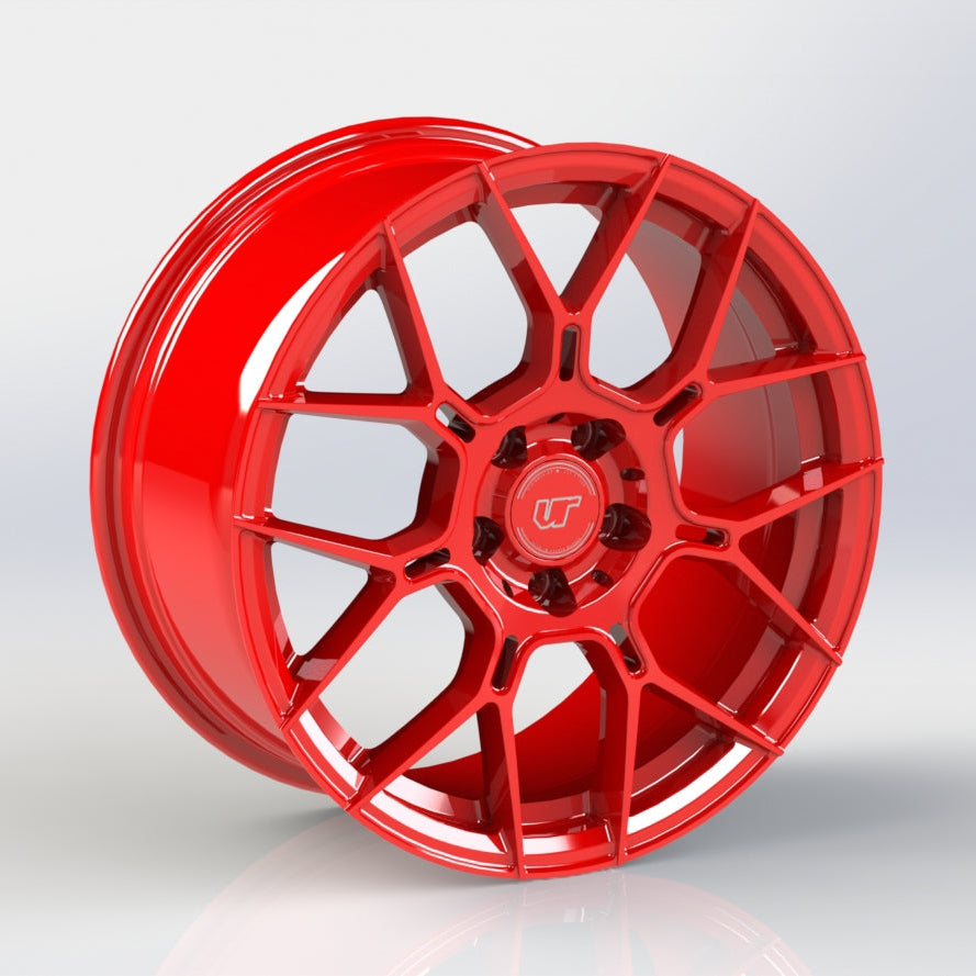 VR Forged D09 Wheel Gloss Red 18x9.5 +40mm 5x114.3 - VR-D09-1895-40-51143-GRD