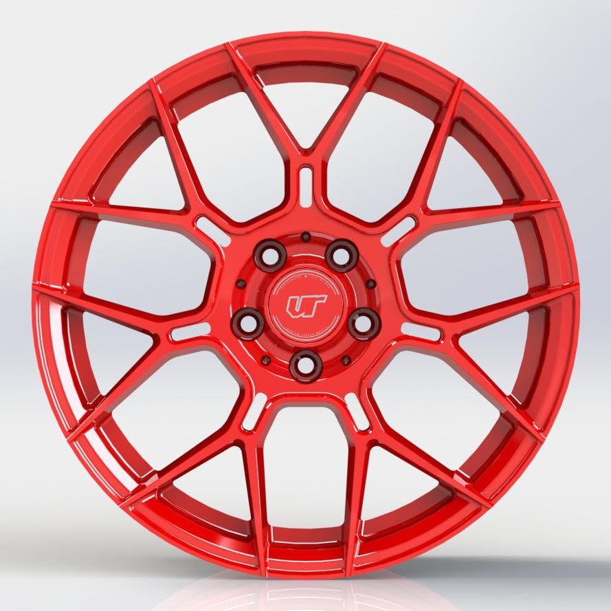 VR Forged D09 Wheel Gloss Red 18x9.5 +40mm 5x114.3 - VR-D09-1895-40-51143-GRD