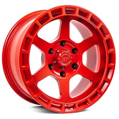 VR Forged D14 Wheel Satin Red 17x8.5 -8mm 6x139.7 - VR-D14-1785--8-61397-SRD