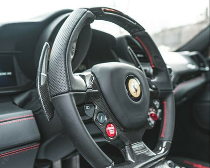 VR Bespoke Carbon Fiber Paddle Shifters for Ferrari 488 GTB