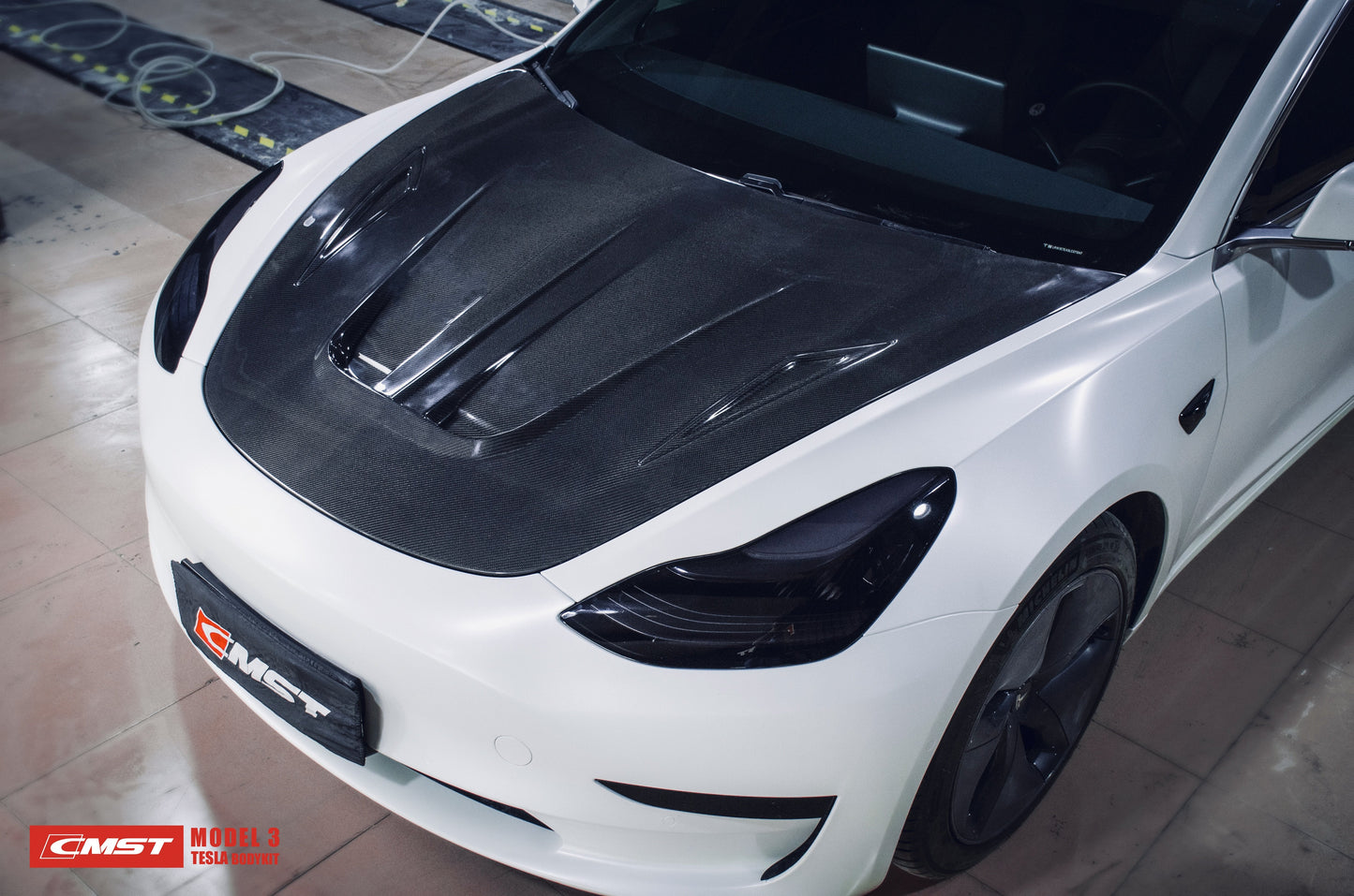 CMST Tuning Carbon Fiber Hood Ver.1 for Tesla Model 3