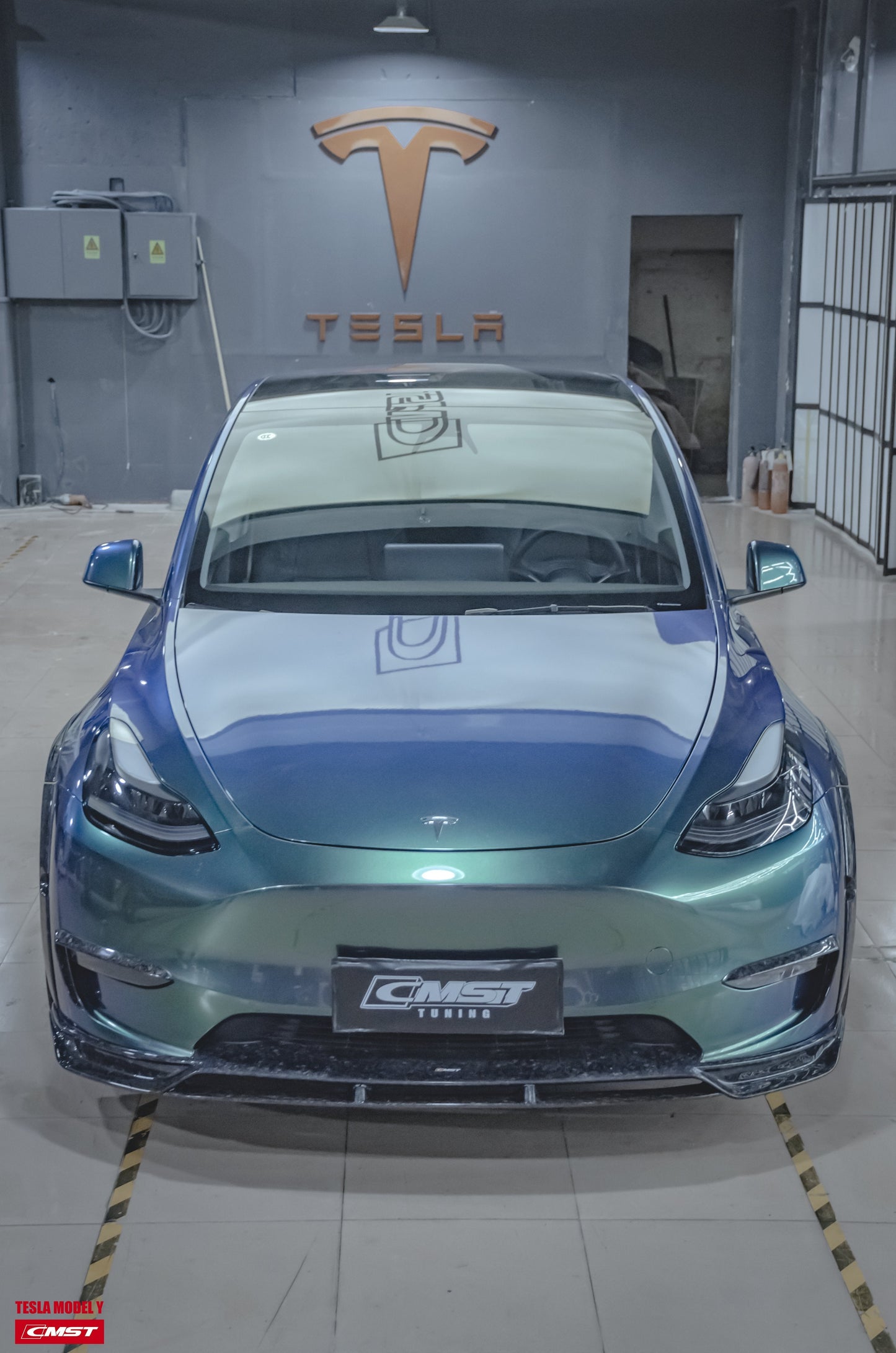 CMST Tuning Carbon Fiber Front Lip Ver.2 for Tesla Model Y