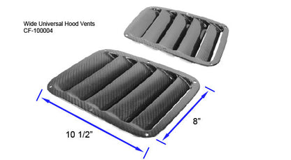 APR Performance Universal Hood Vents Square - CF-100004-C-Dub Tech