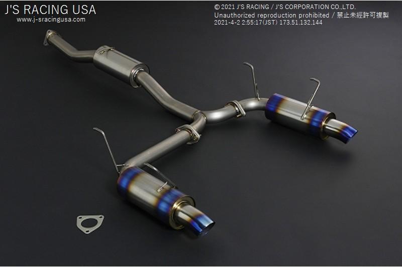 J'S RACING S2000 AP1/2 R304 SUS Exhaust Dual 70RS