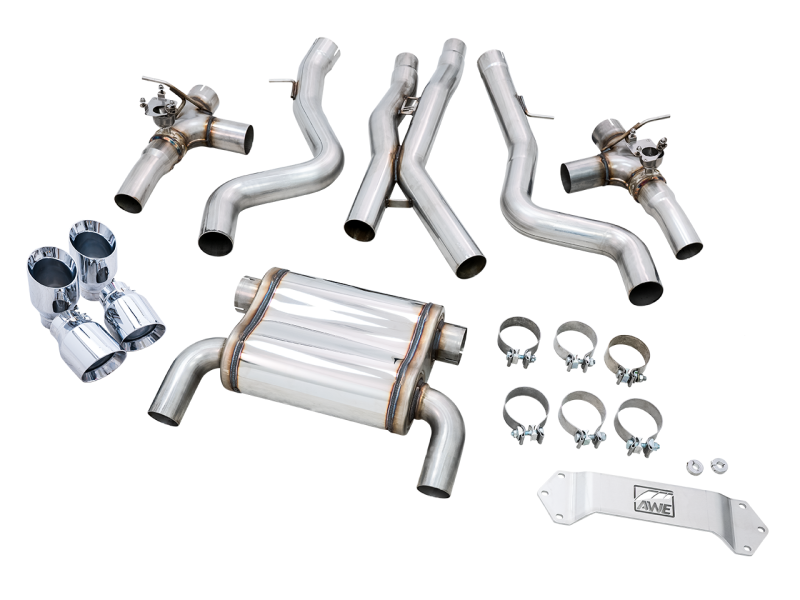 AWE Tuning BMW F8X M3/M4 Track Edition Catback Exhaust - - 3020-43087-C-Dub Tech