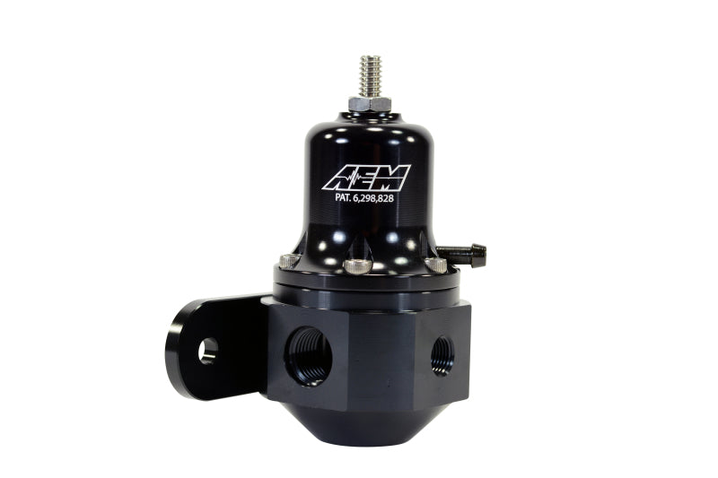 AEM High Capacity Universal Black Adjustable Fuel Pressure Regulator - 25-305BK-C-Dub Tech