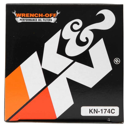 K&N Oil Filter 02-10 Harley Davidson VRSC 3in OD x - KN-174C