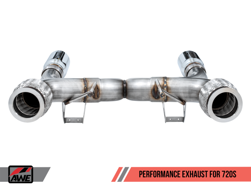 AWE Tuning McLaren 720S Performance Exhaust - Chrome Silver Tips - 3010-32040-C-Dub Tech