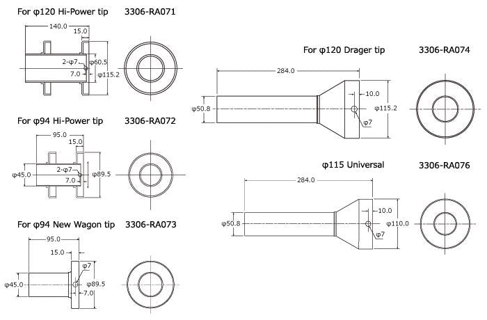 HKS Silencer for 96mm Tip Exhausts - 3306-RA072