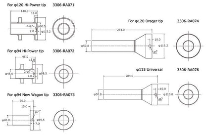 HKS Silencer for 96mm Tip Exhausts - 3306-RA072