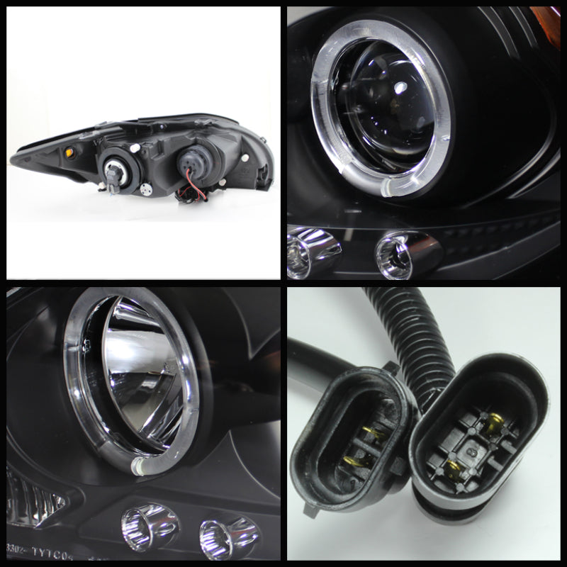 Spyder Scion TC 08-10 Projector Headlights LED Halo -Replaceable LEDs - 5073303