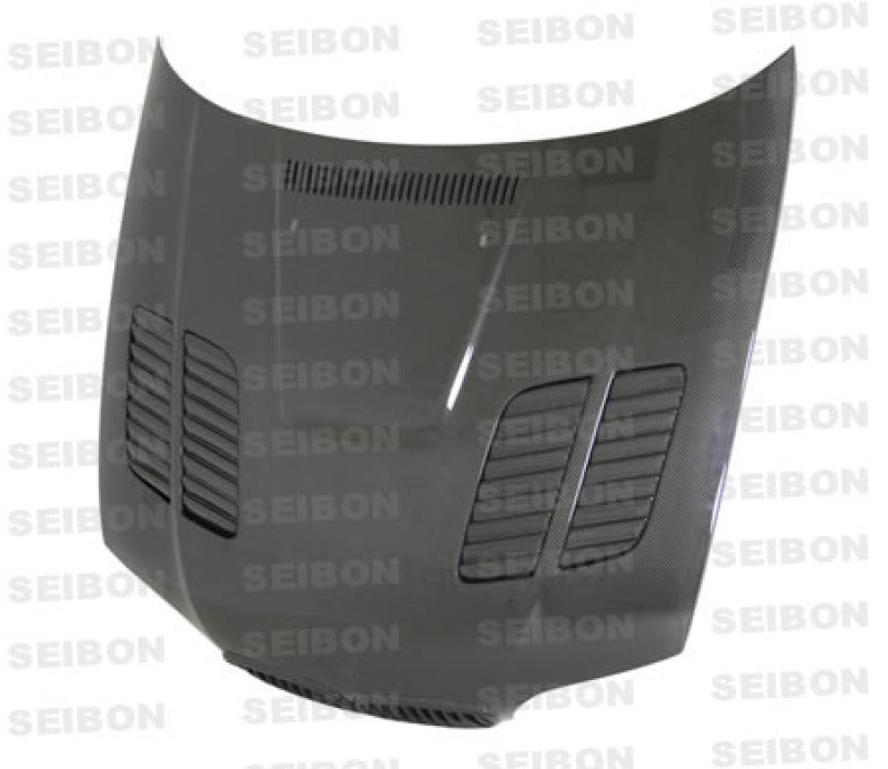 Seibon 02-05 BMW E46 2dr GTR-Style Carbon Fiber Hood - HD0205BMWE462D-GTR