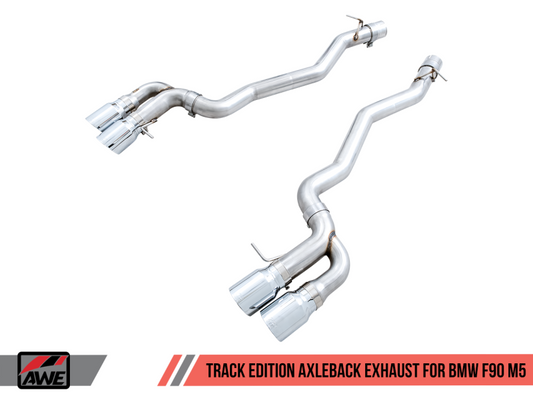 AWE Tuning 18-19 BMW M5 (F90) 4.4T AWD Axle-back Exhaust - 3020-42069-C-Dub Tech