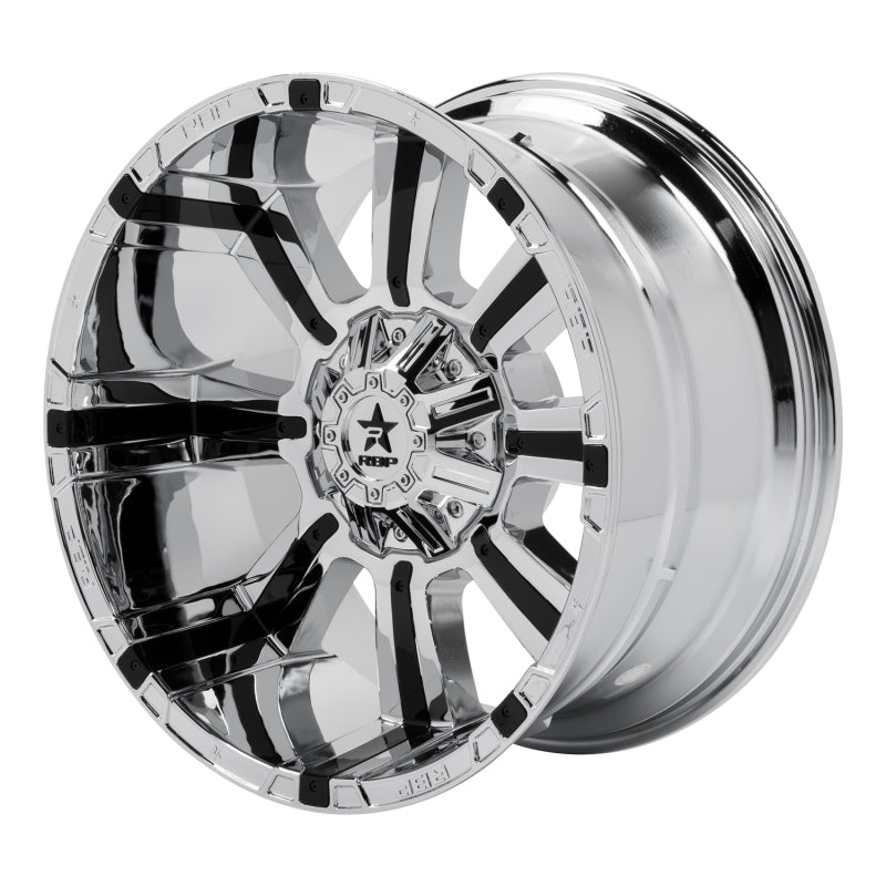 RBP 94R CHROME W/BLK INSERTS