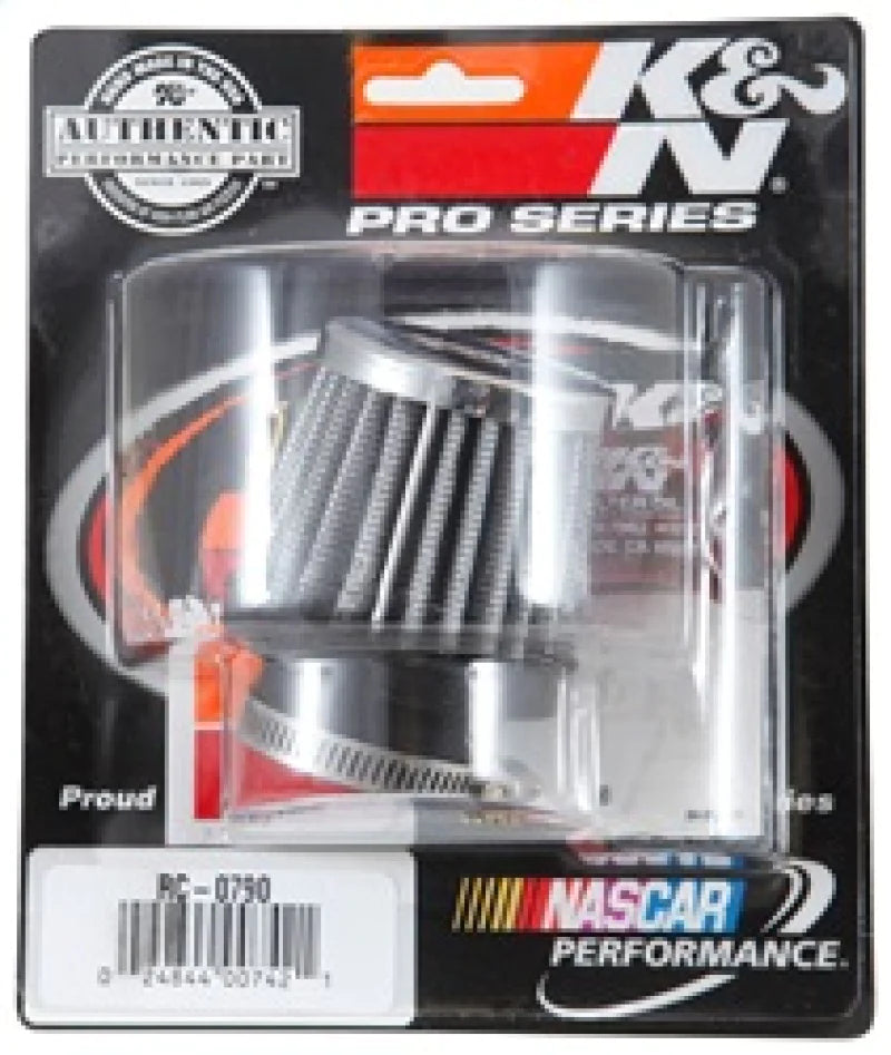 K&N Universal Chrome Filter 1 3/8 inch FLG / 2 - RC-0790