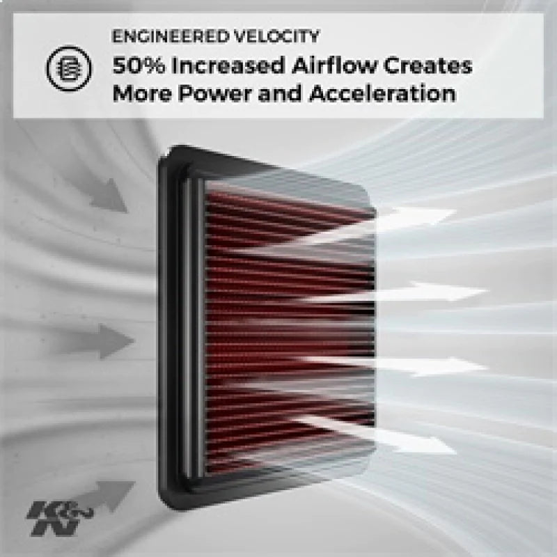 K&N 17-19 SUZUKI SWIFT V L4-1.4L F/I Drop In Air - 33-3130