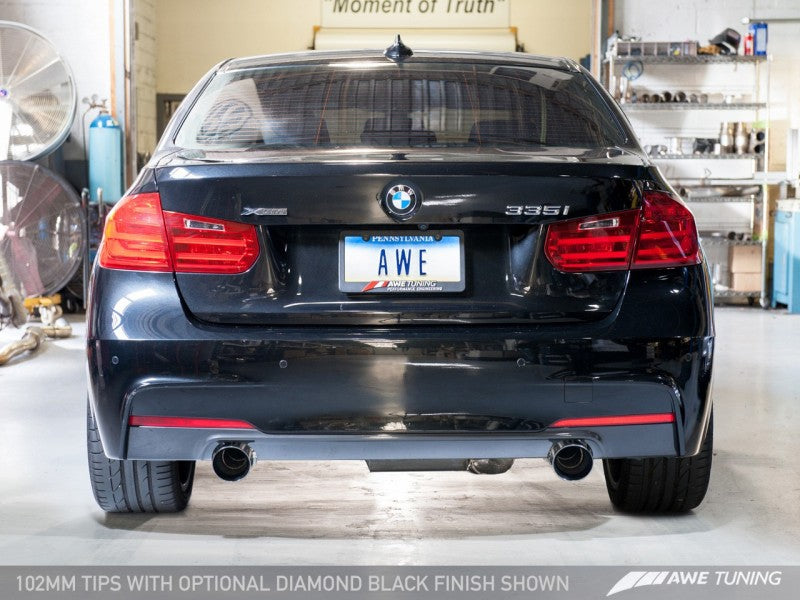 AWE Tuning BMW F3X 335i/435i Touring Edition Axle-Back Exhaust - - 3010-32026-C-Dub Tech