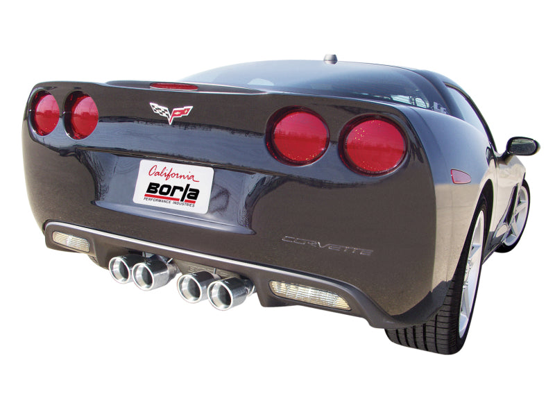 Borla 05-08 Corvette Convertible/Coupe 6.0L/6.2L 8cyl SS S-Type Exhaust (REAR - 11744-C-Dub Tech