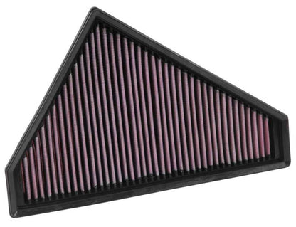 K&N Replacement Panel Air Filter (Left Side) 2014-2015 Jaguar F-Type - 33-3021