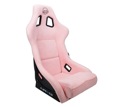 NRG FRP Bucket Seat PRISMA Edition W/ pearlized Back Pink - FRP-302PK-PRISMA