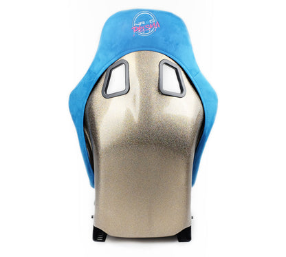 NRG FRP Bucket Seat ULTRA Edition - Medium (Blue Alcantara/Pearlized - FRP-303BL-ULTRA