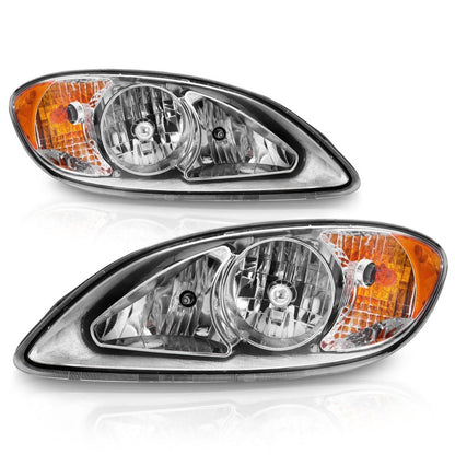 ANZO 2008-2016 International Prostar Crystal Headlights Chrome Housing - 131033