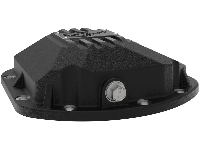 aFe Street Series Dana 30Front Differential Cover Black w/ Machined - 46-71130B-C-Dub Tech