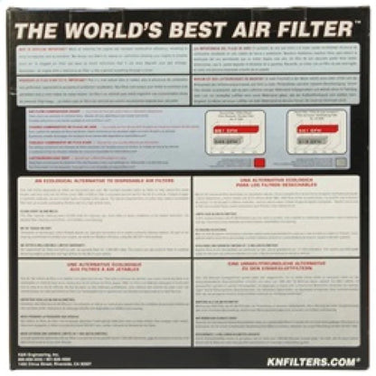K&N Replacement Round Straight Universal Air Filter for 2010-2015 Audi - E-2999