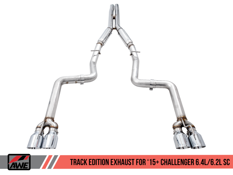 AWE Tuning 2015+ Dodge Challenger 6.4L/6.2L SC Track Edition Exhaust - 3015-42136-C-Dub Tech