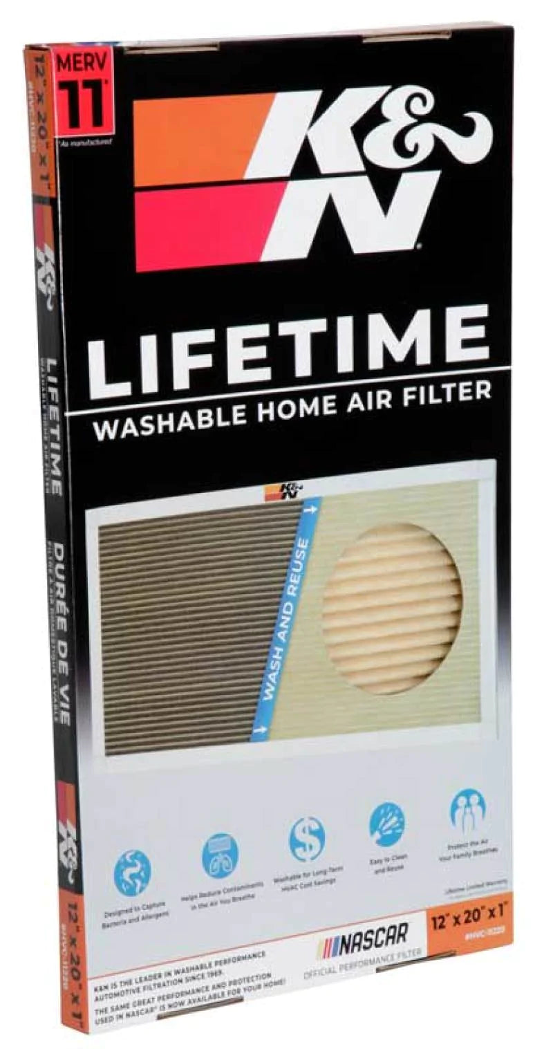 K&N HVAC Filter - 12 X 20 X 1 - HVC-11220