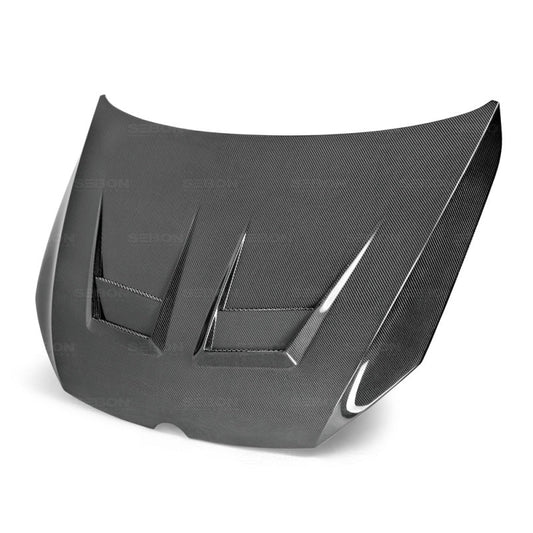 Seibon 2012+ Volkswagen Golf MK7 DV-Style Carbon Fiber Hood - HD12VWG7-DV