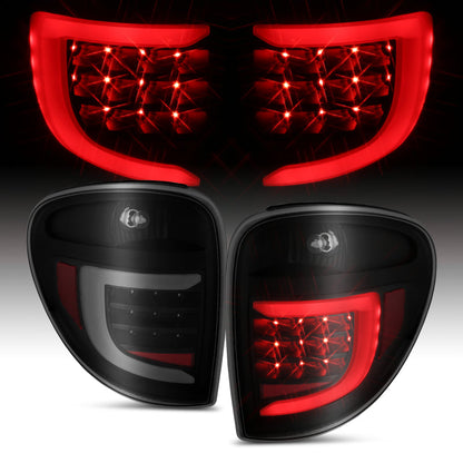 ANZO 2004-2007 Dodge Grand Caravan LED Tail Lights w/ Light - 311366