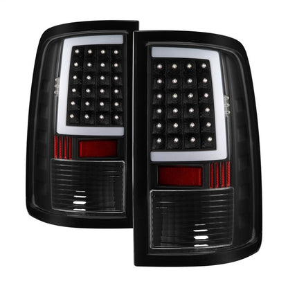 xTune 13-18 Dodge Ram 1500 LED Tail Lights - Black - 9041013