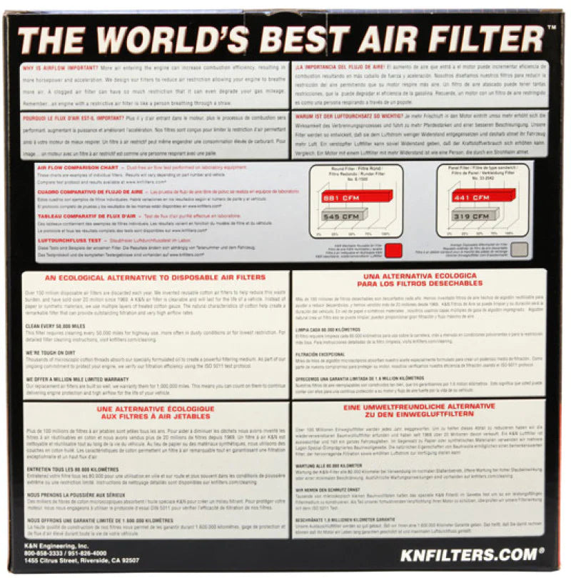 K&N Universal Round Air Filter 11-1/2in OD / 9-1/2in ID - E-3695