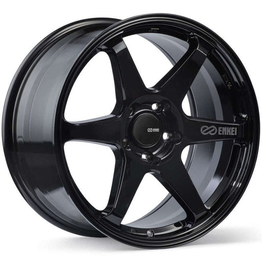 Enkei T6R 18x9.5 45mm Offset 5x120 Bolt Pattern 72.6 Bore - 539-895-1245BK