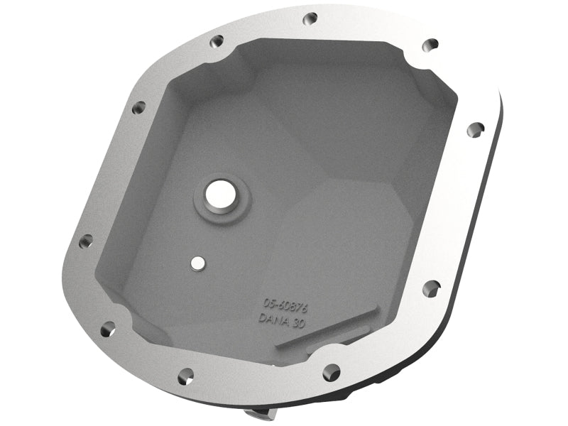 aFe Street Series Dana 30Front Differential Cover Black w/ Machined - 46-71130B-C-Dub Tech