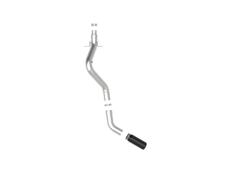 aFe Large Bore-HD 5 IN 409 SS DPF-Back Exhaust System - 49-44125-B