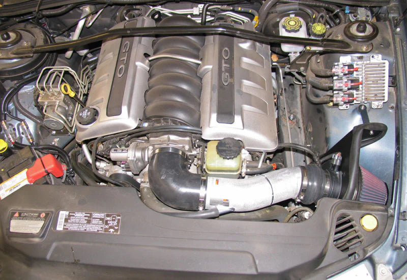 K&N 05 Pontiac GTO 6.0L Polished Typhoon Short Ram Intake - 69-7201TP